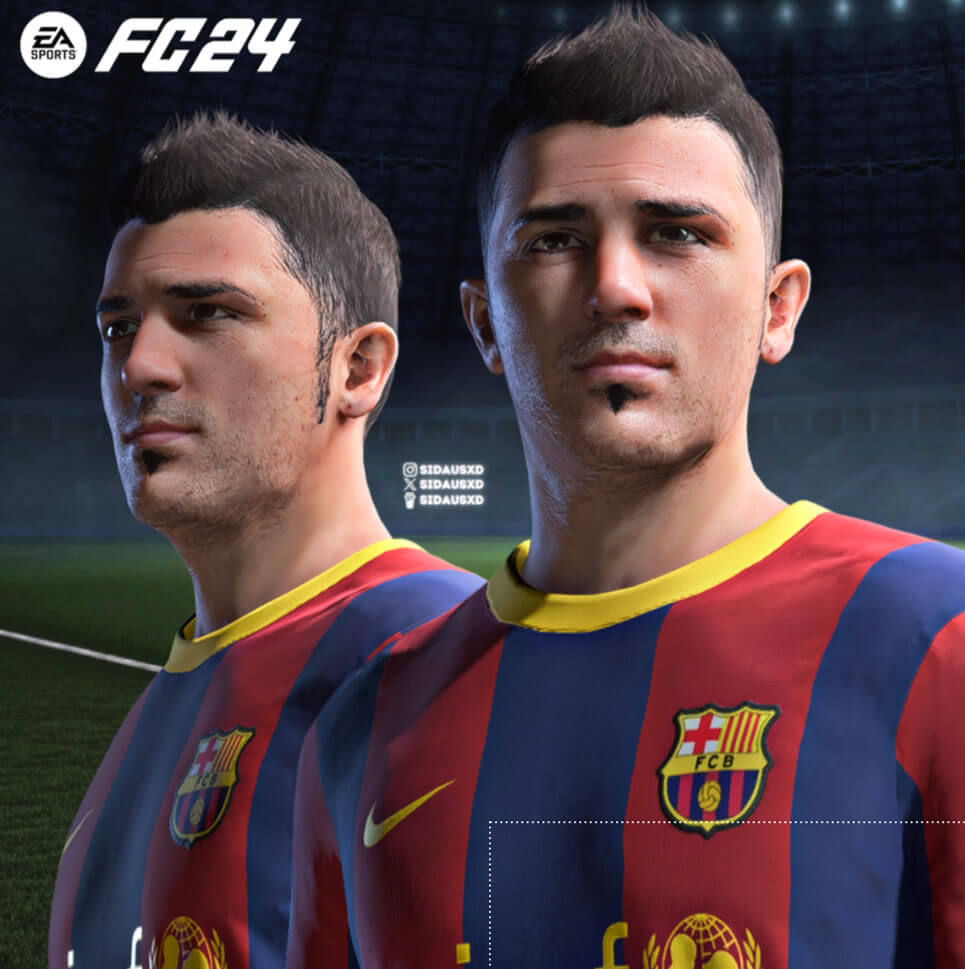 David_Villa_for_FC_24_by_SidausXD-FC24 脸补专区论坛-EAFC 24-更衣室MOD